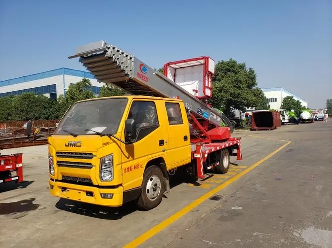 诸城附近云梯车出租 砂石搬运