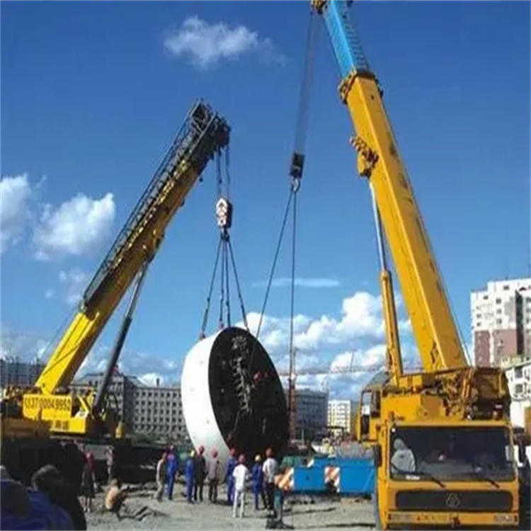 诸城吊车吊圆形怎样栓绳